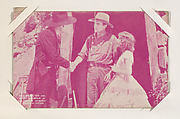 Neil Hamilton and Betty Bronson "The Golden Princess" from Western Stars or Scenes Exhibit Cards series (W412), Commercial color photolithograph