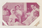 Jean Herzholt & Phyllis Haver in "The Battle of the Sexes" from Scenes from Movies Exhibit Cards series (W404), Exhibit Supply Company American, Commercial color photolithograph