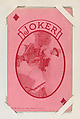 Joker card from Western Stars Exhibit Playing Cards (W403), Exhibit Supply Company  American, Commercial color photolithograph