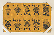Ten Western Stars/Diamonds Exhibit Playing Cards (W403), Exhibit Supply Company  American, Commercial color photolithograph