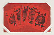 Five Western Stars/Spades Exhibit Playing Cards Hand (W403), Exhibit Supply Company American, Commercial color photolithograph