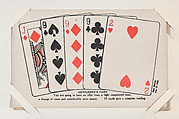 Gentlemen's Card from Exhibit Playing Cards Poker Hands (W437), Exhibit Supply Company American, Commercial color photolithograph