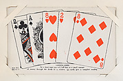 Ladies Card from Exhibit Playing Cards Poker Hands (W437), Exhibit Supply Company American, Commercial color photolithograph