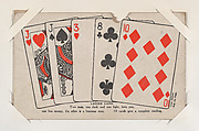 Ladies' Card from Exhibit Playing Cards Poker Hands (W437), Exhibit Supply Company American, Commercial color photolithograph