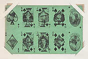 Ten Western Stars/Spades Exhibit Playing Cards (W403), Exhibit Supply Company  American, Commercial color photolithograph