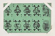 Ten Western Stars/Clubs Exhibit Playing Cards (W403), Exhibit Supply Company  American, Commercial color photolithograph