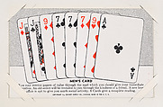 Men's Card from Exhibit Playing Cards Poker Hands (W437), Exhibit Supply Company American, Commercial color photolithograph