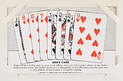 Men's Card from Exhibit Playing Cards Poker Hands (W437), Exhibit Supply Company American, Commercial color photolithograph