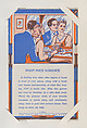 What Price Romance from Exhibit Comics Cards (W431), Exhibit Supply Company  American, Commercial color photolithograph