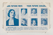 Your Future Wife / Your Future Children from Exhibit Fortunes (W432), Exhibit Supply Company  American, Commercial color photolithograph