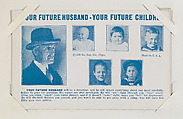 Your Future Husband - Your Future Children from Exhibit Fortunes (W432), Exhibit Supply Company  American, Commercial color photolithograph