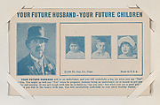 Your Future Husband - Your Future Children from Exhibit Fortunes (W432), Exhibit Supply Company  American, Commercial color photolithograph