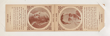 Mary Carlyle and William Powell from Star Folders Special Cards (W439), Commercial photolithograph