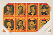 Star Picture Stamps from Exhibits Novelty Designs (W435), Exhibit Supply Company  American, Commercial color photolithograph