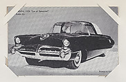 Continental 195X "Car of Tomorrow" from Sports Cars Exhibits Cards (W453), Exhibit Supply Company  American, Commercial photolithograph