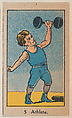Athlete #5 from the Sports Drawings series (W542), Commercial color lithograph reproducing drawing