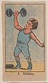 Athlete #5 from the Sports Drawings series (W542), Commercial color lithograph reproducing drawing