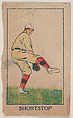 Shortstop from Mayfair Baseball Positions Drawings series (W552), Mayfair Novelty Co., Commercial color lithograph reproducing drawing