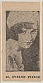 Evelyn Pierce strip card (W511), Commercial photolithograph