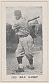 Max Carey from the Baseball Players photo series (W502), Commercial photolithograph
