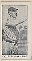 E. C. (Sam) Rice from the Baseball Players photo series (W502), Commercial photolithograph