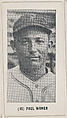 Paul Waner from the Baseball Players photo series (W502), Commercial photolithograph