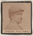 Dygert, Phila. Amer. from the Jay S. Meyer Base Ball Snap Shots candy series (W555), Jay S. Meyer Confectioners, Philadelphia American, Commercial photolithograph