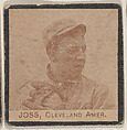Joss, Cleveland Amer. from the Jay S. Meyer Base Ball Snap Shots candy series (W555), Jay S. Meyer Confectioners, Philadelphia American, Commercial photolithograph