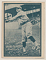 Babe Ruth, Yankees A.L. from the Baseball trade card series (W517), Commercial photolithograph tinted green
