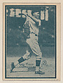 Geo. Haas, Athletics A.L. from the Baseball trade card series (W517), Commercial photolithograph tinted green