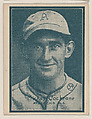 Mickey Cochrane, Athletics A.L. from the Baseball trade card series (W517), Commercial photolithograph tinted green