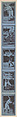 Uncut Baseball cards (W553), Commercial photolithograph tinted blue