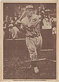 Charles (Chuck) Klein, Outfield, Phillie Nationals, Baseball trade card (W554), Commercial photolithograph