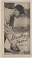 Stanley Harris, Wash. A.L., Baseball strip card (W572), Commercial photolithograph