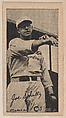 Joe Schultz, Saint Louis, N.L., Baseball strip card (W572), Commercial photolithograph