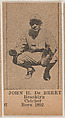 John H. De Berry, Brooklyn Catcher, Baseball photos strip cards -- Brooklyn Dodgers (W504), Universal Toy & Novelty Manufacturing Company  American, Commercial photolithograph