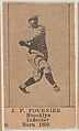J. F. Fournier, Brooklyn Infielder, Baseball photos strip cards -- Brooklyn Dodgers (W504), Universal Toy & Novelty Manufacturing Company  American, Commercial photolithograph