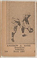 Andrew A. High, Brooklyn Infielder, Baseball photos strip cards -- Brooklyn Dodgers (W504), Universal Toy & Novelty Manufacturing Company  American, Commercial photolithograph