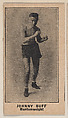 Johnny Buff, Bantamweight, from Boxers strip cards (W580), Commercial photolithograph