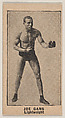 Joe Gans, Lightweight, from Boxers strip cards (W580), Commercial photolithograph