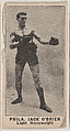 Phila. Jack O’Brien, Light Heavyweight, from Boxers strip cards (W580), Commercial photolithograph