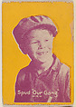 Spud "Our Gang", M-G-M, from Cutout Head Strip Cards (W500), Commercial color photolithograph