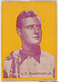 Francis X. Bushman Jr., Uni., from Cutout Head Strip Cards (W500), Commercial color photolithograph