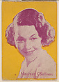 Maureen O'Sullivan, Fox, from Cutout Head Strip Cards (W500), Commercial color photolithograph