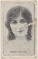 Mary Fuller from Kromo Gravure "Leading Moving Picture Stars" (W623), Kromo Gravure Photo Company, Detroit, Michigan American, Commercial photolithograph