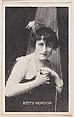 Kitty Gordon from Kromo Gravure "Leading Moving Picture Stars" (W623), Kromo Gravure Photo Company, Detroit, Michigan American, Commercial photolithograph