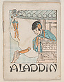 Aladdin from Eggers Fairy Tales (W607), Commercial color photolithograph