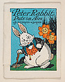 Peter Rabbit Puts on Airs from Eggers Burgess Booklets (W607), Commercial color photolithograph