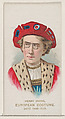 Henry Irving in European Costume from 1485-1510, from the set Actors and Actresses, First Series (N70) for Duke brand cigarettes, W. Duke, Sons & Co. American, Commercial color lithograph