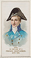 Dixey in the Costume of a French Gentleman of 1808, from the set Actors and Actresses, First Series (N70) for Duke brand cigarettes, W. Duke, Sons & Co. American, Commercial color lithograph
